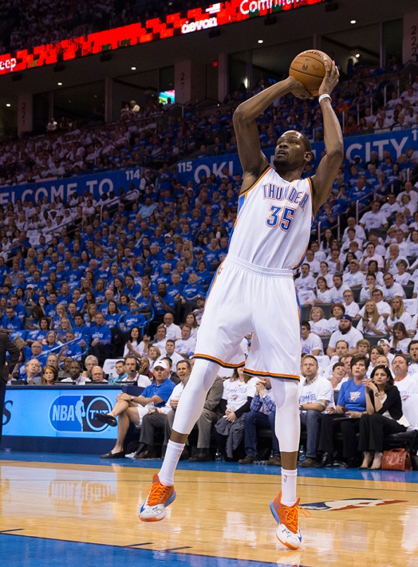 Kevin Durant's 36-point, 11-rebound double-double couldn't secure the win.